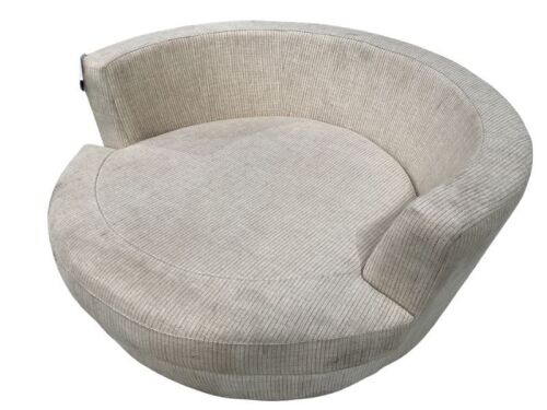 Snuggle Fabric Swivel Chair