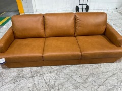 Partial refund Felix 3 Seater Leather Sofa - 2