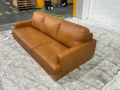 Partial refund Felix 3 Seater Leather Sofa - 3