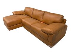 Park Avenue 2.5 Seater Leather Sofa with Chaise