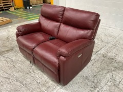 Studio 2 Seater Leather Sofa - 3
