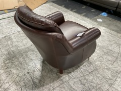 Westbury Accent Leather Armchair - 5