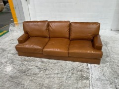 Monterey 3 Seater Leather Sofa - 2