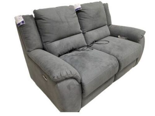 Carlton 2 Seater Fabric Electric Recliner Sofa