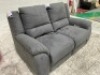 Carlton 2 Seater Fabric Electric Recliner Sofa - 6