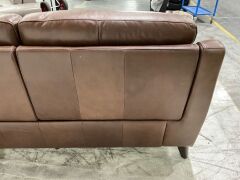 Boulevard 2.5 Seater Leather Sofa - 12