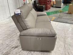 2 Seater Leather Electric Recliner Sofa - 10