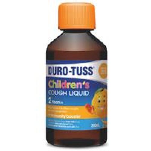 3 x Durotuss Childrens Cough Liquid Orange 200ml