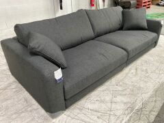 Zara 3 Seater Fabric Sofa - 5