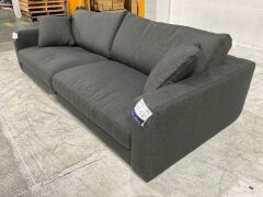 Zara 3 Seater Fabric Sofa - 6