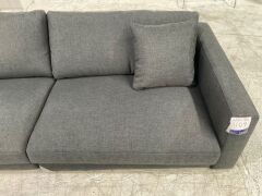 Zara 3 Seater Fabric Sofa - 4