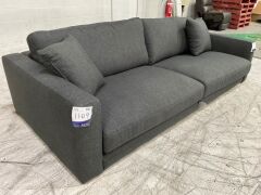 Zara 3 Seater Fabric Sofa - 7
