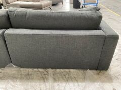 Zara 3 Seater Fabric Sofa - 10