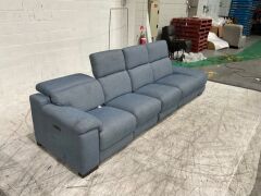 Austin 2.5 Seater Fabric Electric Recliner Lounge - 3