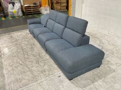 Austin 2.5 Seater Fabric Electric Recliner Lounge - 6