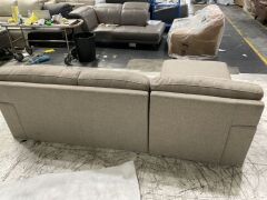 Melbourne 2.5 Seater Fabric Modular Lounge with Chaise - 5