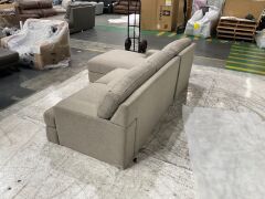 Melbourne 2.5 Seater Fabric Modular Lounge with Chaise - 6