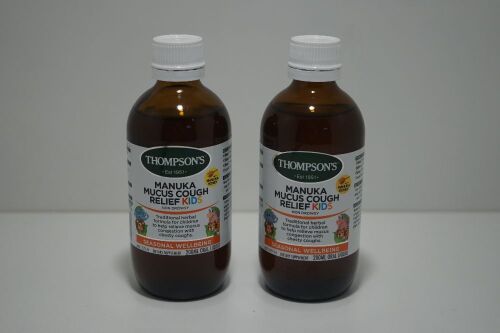 2 x Thompson's Manuka Mucus Cough Relief Kids
