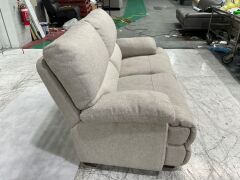 DNL Leroy 2 Seater Fabric Manual Recliner Sofa - 4