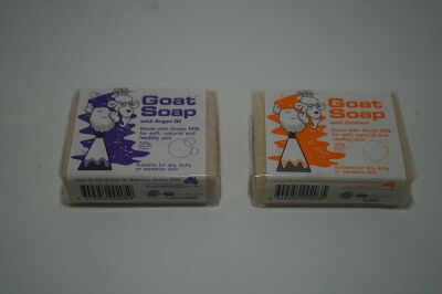12 x Various Goat Soap Oatmeal & Argan Oil
