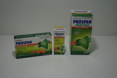 9 x Various Prospan Cough Relief Liquids, Drops & Sprays
