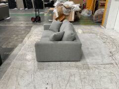Zara 3 Seater Fabric Sofa - 3