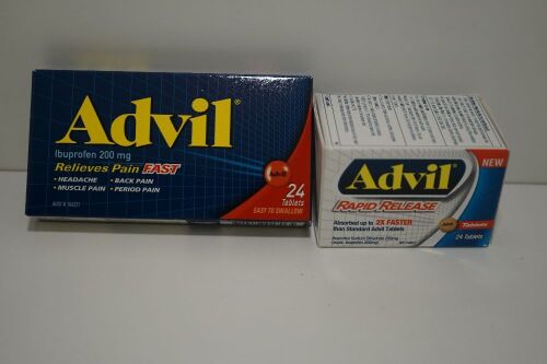 Advil Rapid Release 24 Tablets x 14, Advil 24 Tablets x 4