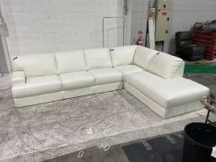 Melbourne Leather 4 Seater Corner Modular with Terminal - 2