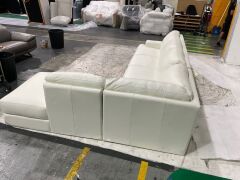 Melbourne Leather 4 Seater Corner Modular with Terminal - 5