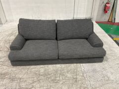 Charlotte 3 Seater Fabric Sofa - 2
