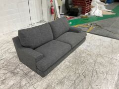 Charlotte 3 Seater Fabric Sofa - 3