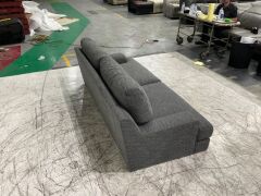 Charlotte 3 Seater Fabric Sofa - 4