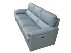 DNL Cassia 3.75 Seater Leather Dual Electric Recliner Sofa - 2