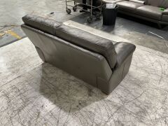 2 Seater Leather Sofa - 4