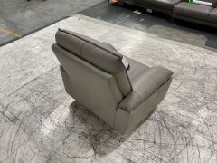 Leather Electric Recliner Armchair - 4