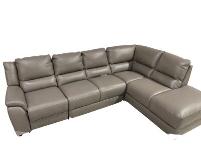 DNL Carlton 4 Seater Leather Modular Lounge