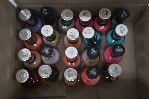 Various Nail Polishes incl. Sally Hansen, Approx. 20 bottles