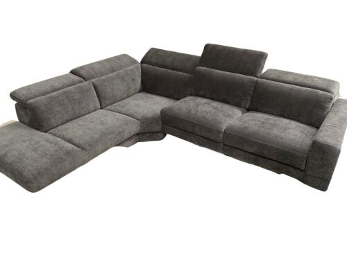 Jansen 3 Seater Fabric Corner Lounge with Chaise