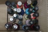 Various Nail Polishes incl. Sally Hansen, Approx. 20 bottles