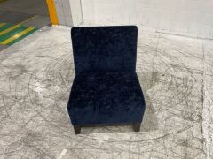 Fabric Armless Occasional Chair - 2