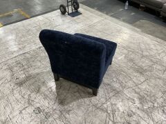 Fabric Armless Occasional Chair - 5