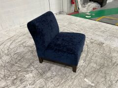 Fabric Armless Occasional Chair - 6