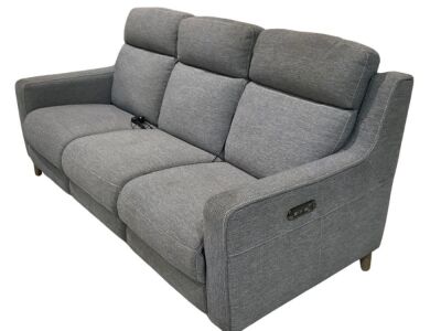 3 Seater Fabric Electric Recliner Sofa