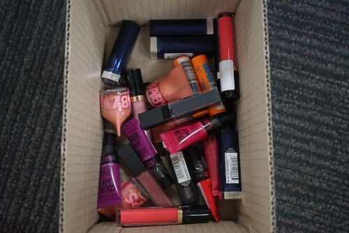 Various Lipsticks and Lip Gloss including Maybelline and Revlon approx 22 items