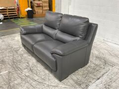 Rhodes 2 Seater Leather Sofa - 3