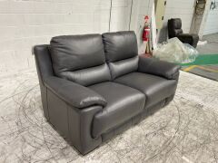 Rhodes 2 Seater Leather Sofa - 6