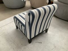 Harper Armless Fabric Chair - 4