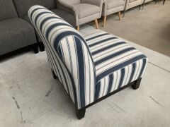 Harper Armless Fabric Chair - 6