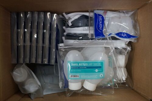 Various Manicare Travel Tubs & Tubes, Make-Up Mirrors, Approximately 20 Units