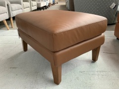 Felix Leather Ottoman - 5